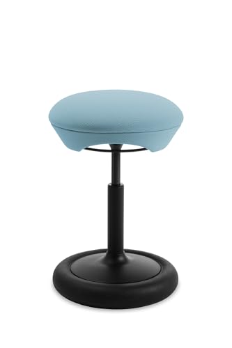 Image of Topstar SITNESS HOP Ergonomic Stool with Three-Dimensional Movement Sitness Technology Made in Germany Colour: Black /Blue