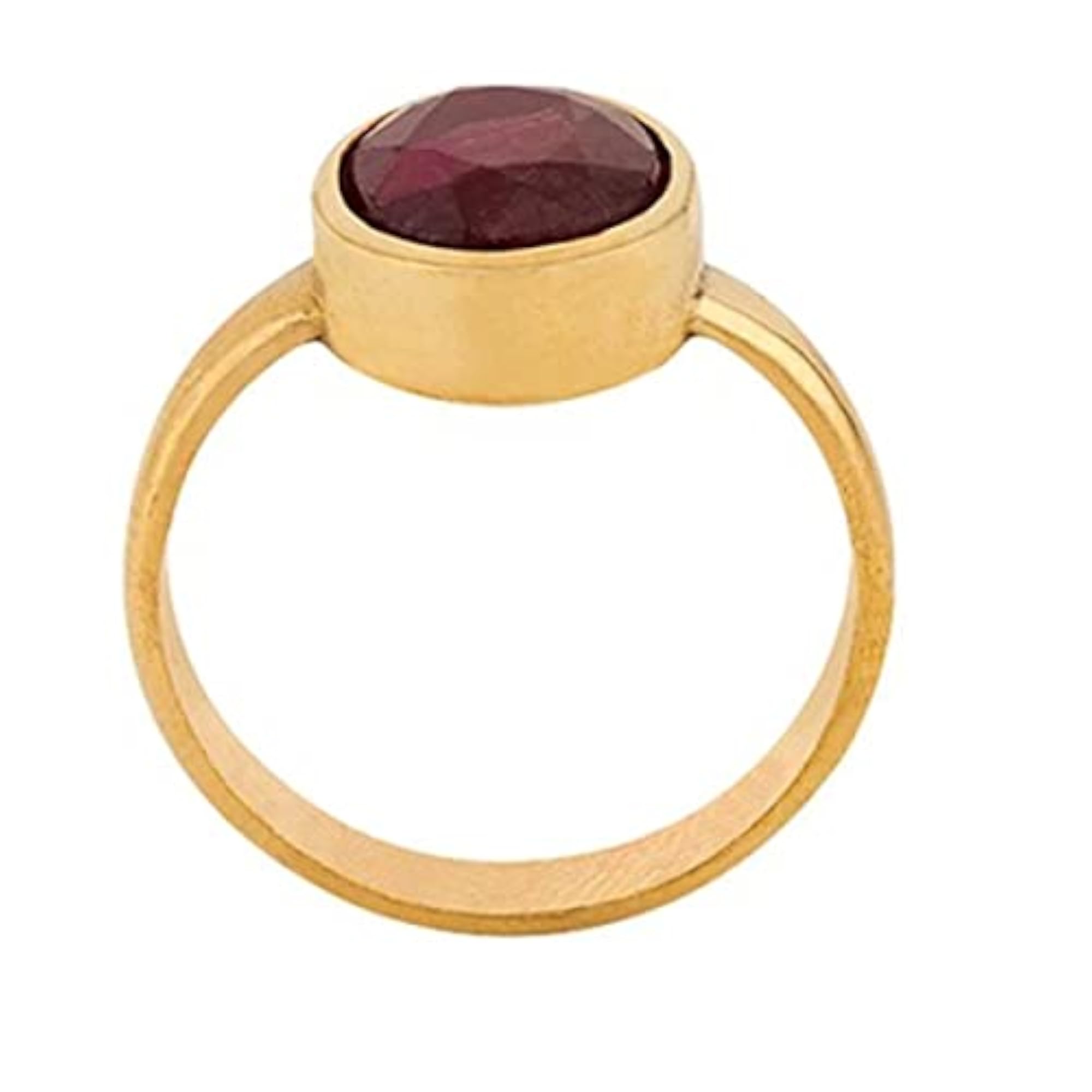 Natural Ruby Manik Gemstone Ring, Unisex