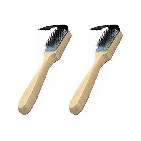 BinaryABC Dance Shoes Brush,Shoes Cleaner Brush,Suede Sole Wire Shoes Wood Cleaning Brush Cleaners 2Pcs Cover