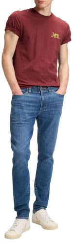 LEE - Jeans Herren - Slim Straight Fit - Extreme Motion - Denimblau – Ansicht 1