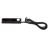 Sorandy Timer Ritardatore Temporale con Display Digitale a LED Universale per Tutti i Veicoli da 12 V. Dimensioni Compatte (rosso)