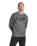 G-STAR RAW, Herren RAW Arrow Sweatshirt, Grau (granite A971-1468), XL