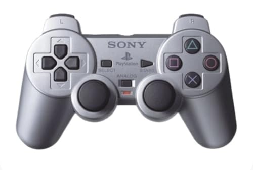 Sony Playstation 2 DUAL Shock Gamepad, colore: Argento