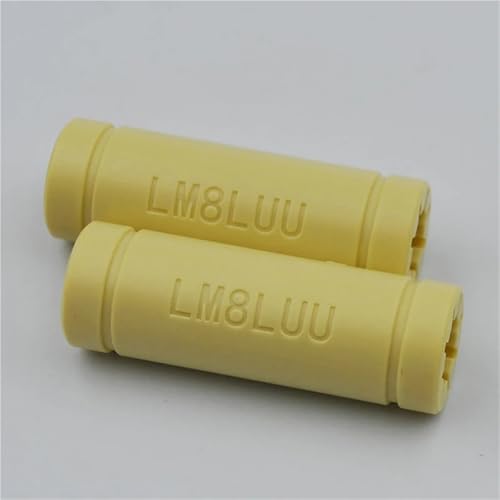 Roulement en plastique LM8LUU bague de guidage linéaire en polymère 8mm x 2
