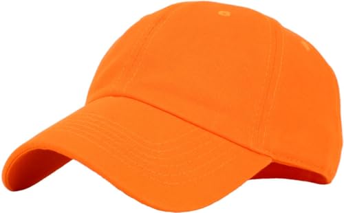 KB-LOW ORG Classic Cotton Dad Hat, Adjustable, Polo Style