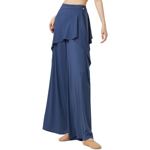 [RIKOUZY] �Ќ��_���X �p���c ���K�B���̃X�J�[�g�t�� ���C�h�p���c ���f�B�[�X �W���Y/�o���G/�R���e���|�����[�Ή� ���K�� �X�g���b�` �������x �����p ���K�� ����@OK(�_�[�N�u���[M)