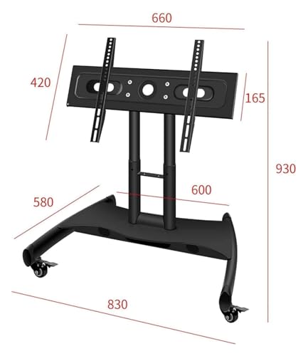 Soporte móvil para TV con ruedas para pantallas de plasma miniatura 2