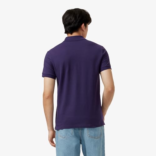 Image of Lacoste Men's Slim Fit Stretch Petit Pique Cotton Blend Polo Shirt