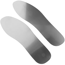 Zapatos Anticlavos TENDYCOCO 1 Par Plantillas Anticlavos y Antipinchazos De Acero Inoxidable Para Hombre y Mujer. Plantilla De Zapato De Acero Inoxidable Baloncesto Enchufar De Las Mujeres