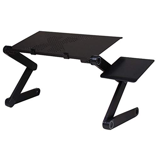 Big seller Mesa para Ordenador Tabla Ajustable de la Cama del Ordenador portátil, Escritorio Derecho portátil, Bandeja Plegable del Desayuno del sofá, Tenedor de Lectura del Soporte del Cuaderno para