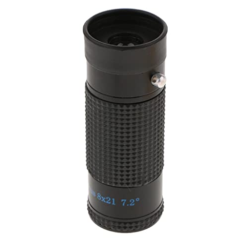 Image of Mini Extra Short Focus 8x21 Monocular Typoscope Microscope Kits Black