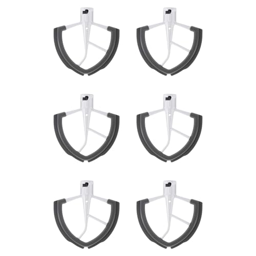 Batidor de borde flexible que evita parar la batidora elevable de 6 cuartos 2