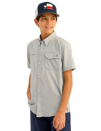 T-shirt à manches courtes pour enfant respirant, chemise HUK Tide Point anti-humidité