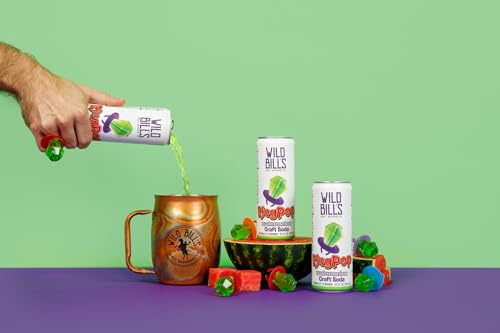 Image of Wild Bill's 12 Flavor Craft Soda Soft Drinks Variety Pack, Root Beer, Strawberry Cream, Cola + MORE, Pure Cane Sugar, NO High Fructose Corn Syrup, Caffeine & Gluten Free, Vegan (12 oz, 12-Pack)