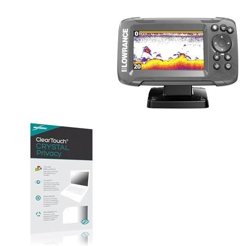 BoxWave Screen Protector Compatible with Lowrance Hook2 4X - ClearTouch Crystal Privacy (2-Pack), Privacy Screen Protector Flexible Film Clear