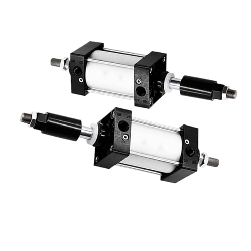 Vérin pneumatique SCJ63x150-100 double effet avec course réglable - 2