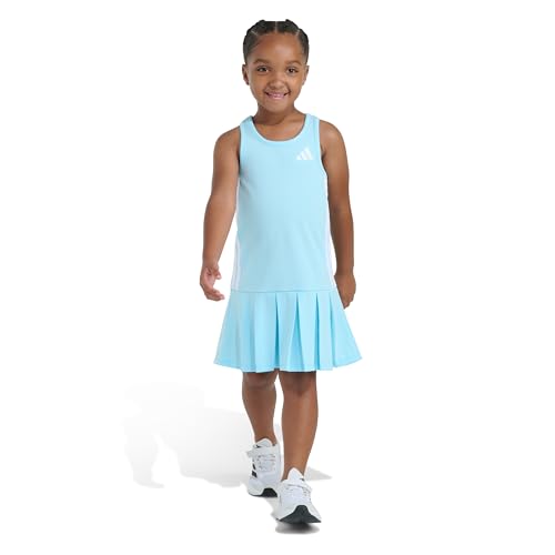 adidas Baby-Girls, Tank Tennis Dress (Toddler/Little Kids), Frozen Blue, 2 Years, Toddler
