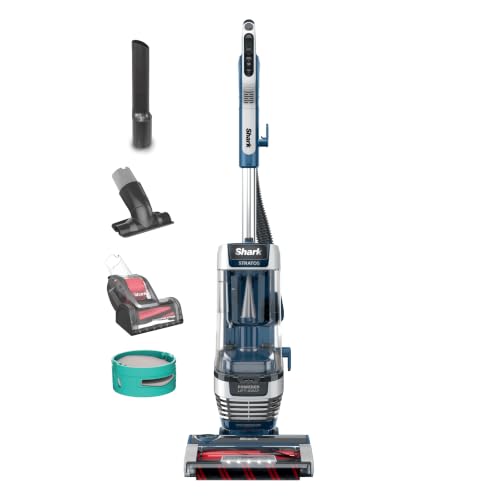 Shark Stratos Upright Vacuum, Powered Lift-Away, HEPA Seal, Navy, AZ3002​