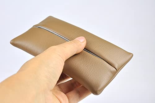 Generic Pocket Tissue Holder For Purse, Soft Pu Leather Travel Tissue Cover For Go Pack Tissue  thumb #4