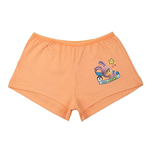 Image of Red Rose Girl's Cotton Masha Printed Underwear | Panties for Girls (Pack of 6)