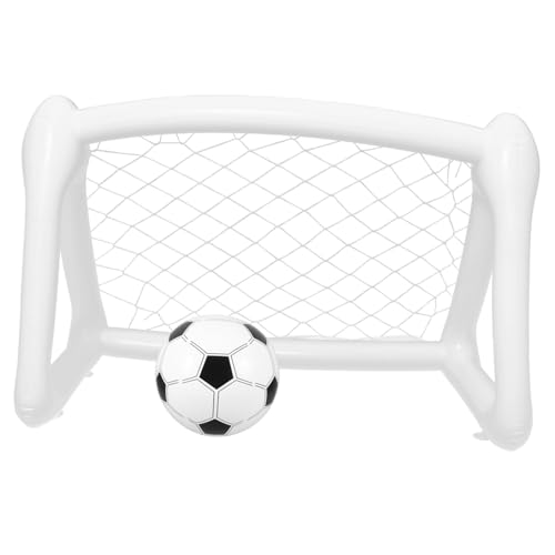 LIFKOME 折りたたみ式キッズ用充気サッカーゴール 簡単設置 耐久性 屋外練習用 家族で楽しむサッカートレーニング用ネット