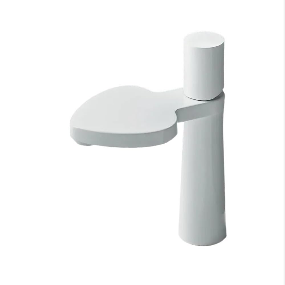 Robinet de salle de bains en acier brossé Bianco - Élégance eau chaude et froide