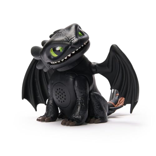 DreamWorks Dragons How to Train Your Dragon Roaring Minis Toothless Interactive Toy with 25 Sounds Kids Toys for Boys & Girls Ages 4 & up