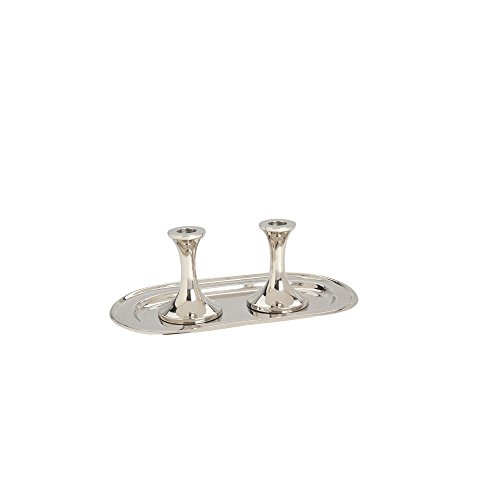 Israel Giftware Designs Aluminum Candle Holders and Tray