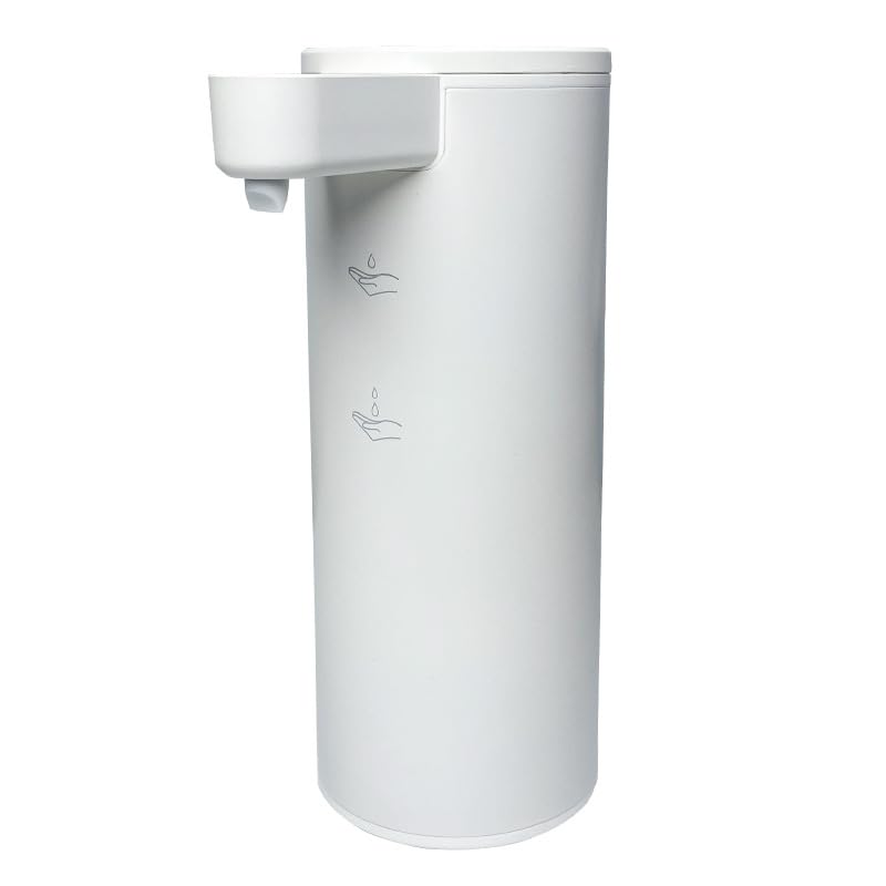 LAOPAO ソープディスペンサー 自動 液体 食器洗剤 センサー距離で排出量2段階調整 ステンレス鋼製 白 ハンドソープディスペンサー オートディスペンサー ノータッチ 距離センサー 詰め替え 非接触式 280ml ソープボトル 充電式 おしゃれ 手洗い IPX5防水 洗面所 キッチン トイレ プレゼント