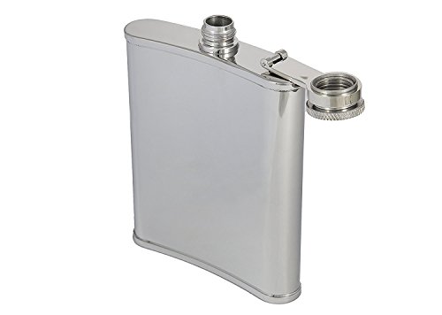 Zippo Herren Polierte Flachmann, Silber (Silber), 2x13x9.5 cm (B x H x T), Chrom