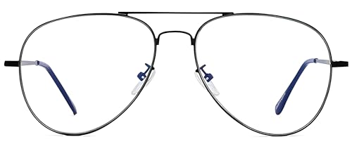 Image of Roshfort Unisex Aviator Blueray Block Uv Protected blue cut Computer Glasses spectacles Frame