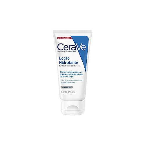 CeraVe Loção Hidratante Corporal: Suavidade e Eficácia na Rotina de Cuidados com a Pele 5 CeraVe, Loção Hidratante Corporal, com textura Fluida e Ácido Hia...