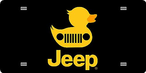 Opiniones de Placas para comprar hoy. 41 Cover My Plate - Placa de tocador frontal para vehículos Jeep, licencia oficial de Mopar, acero inoxidable cepillado con agujeros de montaje (jeep de pato)