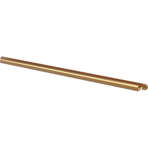 Support numéro de maison antirouille Franklin Brass Derby | Rail mural extérieur or satiné