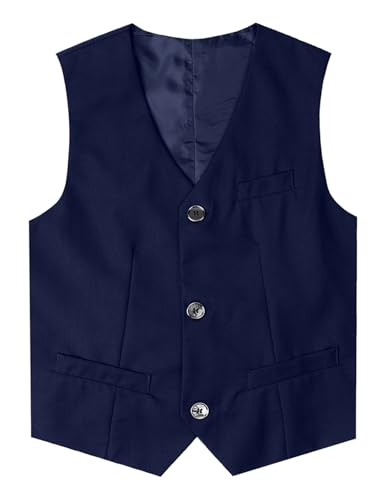 mintgreen Jungen Weste, Kinder Klassisch Einfarbig Hochzeitsanzug...