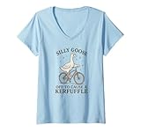 Photo Gallery donna silly goose off to cause a kerfuffle - grafica divertente maglietta con collo a v Photo Gallery donna silly goose off to cause a kerfuffle - grafica divertente maglietta con collo a v