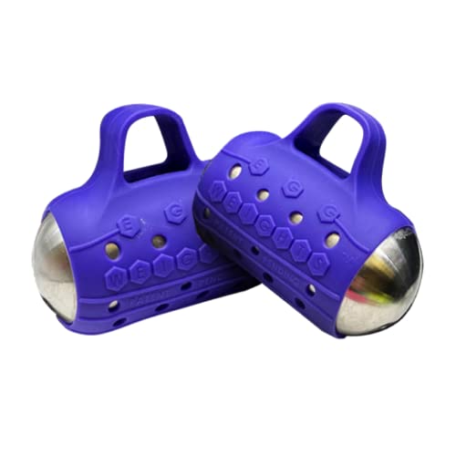 Image of Egg Weights Cardio Max 3.0 lbs. Stainless Steel Hand Weights Dumbbell Set with Anti-Slip Silicone Finger Loop for Workout, Fitness, Training for Men and Women - 2 Eggs, 1.5 lbs each + Free E-Book Workout Guide