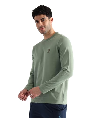Image of U.S. Polo ASSN. Mens OEE05 Pure Cotton Oversized Lounge T-Shirt