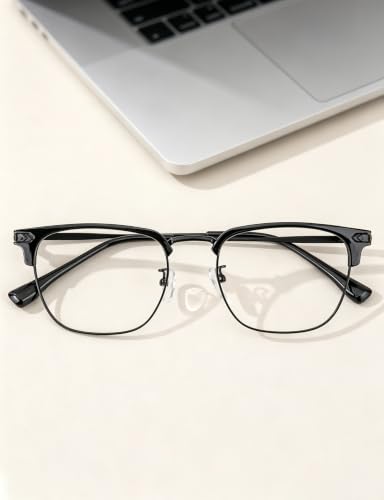Image of Blue Light Blocking Glasses for Men Anti-Fatigue Computer Monitor Gaming Glasses Prevent Headaches Glasses