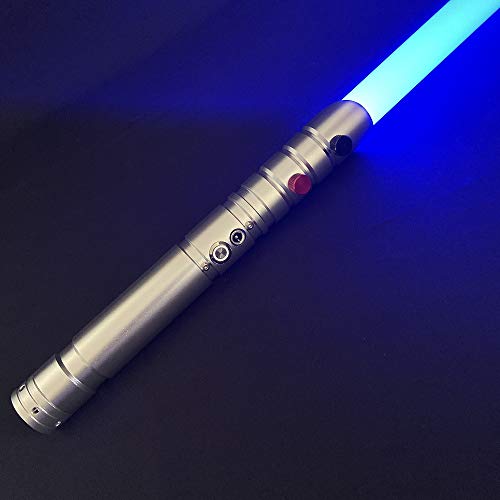 saber studio Force FX Lightsaber Metal Aluminum Hilt, Black Series RGB LED Light