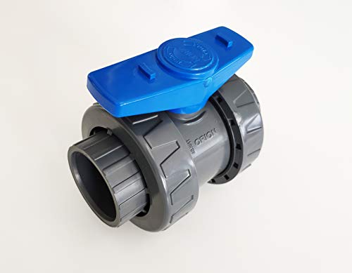 Vanne Interplast 50mm à coller double union démontable 5cm / 50 mm PN16 PVC PRESSION Piscine