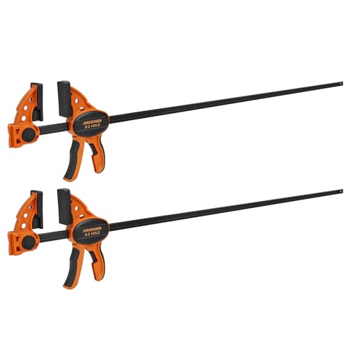 Jorgensen 36 E-Z Hold Medium-Duty Bar Clamps 400 lbs Load Limit 2-Pack