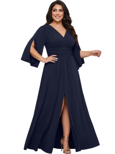 Image of KOH KOH Womens Long Bridesmaid Semi Formal Wedding Guest Maxi Dress Gown