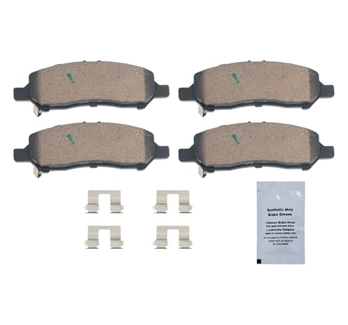Image of HUSCH D1647 Rear Ceramic Brake Pads Kit Fit For Dodge Dart 2013-2016
