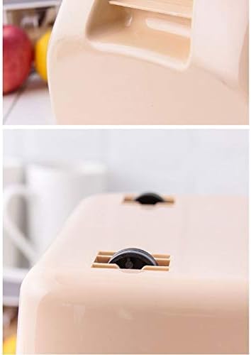 Plastic Rice Grain Storage Box Sealed -proof Large Pet Food Container(D)