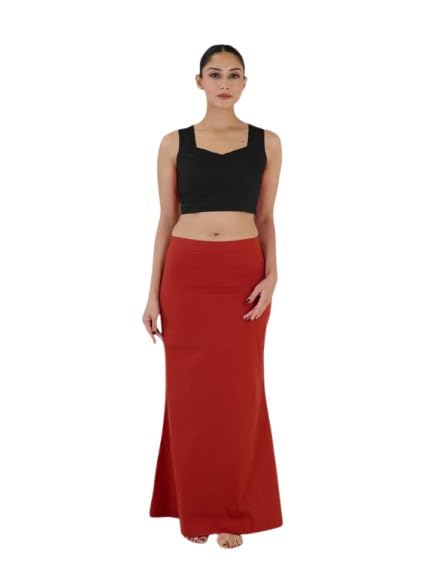 I AM BY DOLLYJAIN D'coat Simple for Women – 99% Cotton, 1% Lycra Stylish Lightweight Coat for Casual and Formal Wear | Color - Rust, Size - XXXL