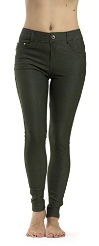 Image of Prolific Health Women's Jean Look Jeggings Tights Slimming Many Colors Spandex Leggings Pants Capri S-XXXL
