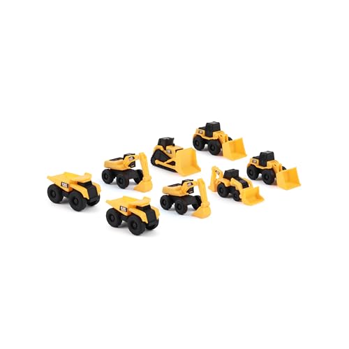 Miniatura 3 de Cattoysofficial Máquinas Y Camiones De Juguete Para Niños 8 Piezas 2 Camión Volquete, 2 Pala Cargadora, Excavadora, Retroexcavadora, Bulldozer, Juguetes Niños 3 Años O Más