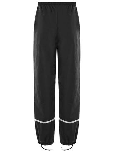 YiZYiF Kids Boys Girls Outdoor Waterproof Rain Pants Lightweight Mud Dirty Waterproof Trousers Rainwear4