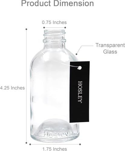 Set de 12 Botellas Difusoras de Vidrio Estilo Boston miniatura 6